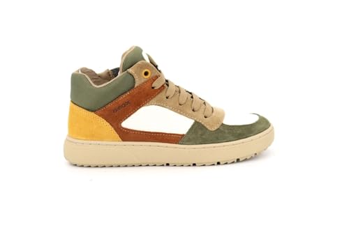Geox J Theleven Boy C semelle usée résolue basket garçon robuste et souple