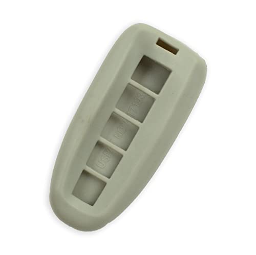 HEM HIGH-END MOTORSPORTS Grey Silicone Rubber Key Remote Cover for Ford Vehicles, 2011-2019