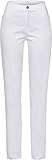  BRAX Damen Style Carola Smart Cotton Hose, Weiß (White 99), W29/L32(Herstellergröße: 38)