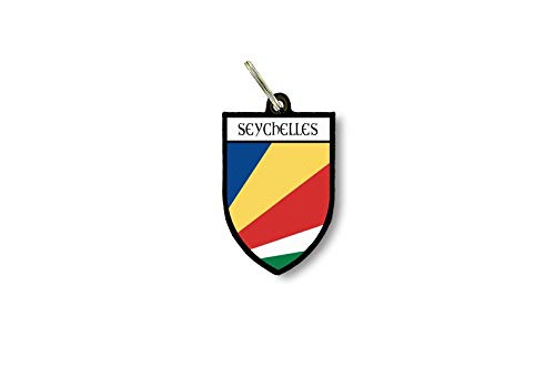 Porte cles clefs cle Drapeau Collection Ville Blason Seychelles