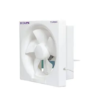 EcoLink Turbo Exhaust Fan 250MM White,Powered By High-Efficiency Motor with Thermal Overload Protection, (TURBO250MM)