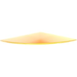 Bolis Italia BA1E035HI2T1 Vitra - Estante de Cristal Templado (35 x 35 x 0,6 cm), Color Naranja