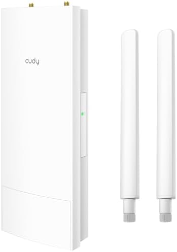 Cudy AX3000 Outdoor WLAN 6 Outdoor-WLAN-Access-Point, 2, AP3000 Outdoor | 2402 574 Mbit/s, IP65 wetterfest, OpenWRT-kompatibel, 6 kV Überspannungsschutz, PoE-Adapter im Lieferumfan