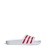 adidas Unisex Adilette Aqua Slides, ftwr white/team colleg red/ftwr white, 40.5 EU