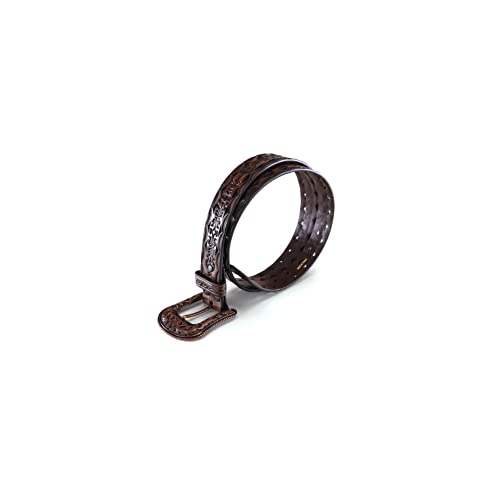 ARIAT Women's Belt, Fashionable Leather Pattern Strap with Dark Copper Buckle, Sizes S-XL3
