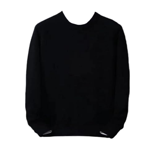 Men's Crewneck Knit Sweater Lightweight Warm Long Sleeve Pullover Jumper Business Pullover Sweater