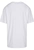 URBAN CLASSICS Men's Basic Oversized T-Shirt, Wide Cut, Long Tee, Short Sleeves Shirt with Crew Neck, 100% Jersey Cotton, in White, Size: 5XL #3