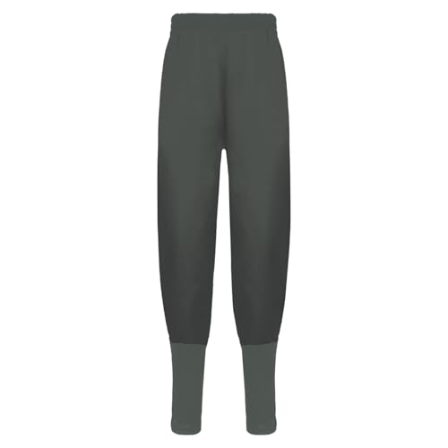 Moily Kids Boys Girls Medieval Pirates Pants Elastic Waistband Tie Ankle Legging Long Trousers4