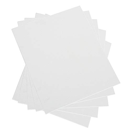 Tosnail 36 Pack 8" X 10" Artist Painting Canvas Panels White Blank Stretched Canvas Canvas Board For Oil Or Acrylic Painting Party #TOP1