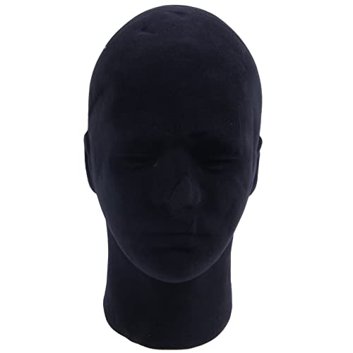 Tête mannequin mousse noire pour éviter la déformation de vos chapeaux - 2