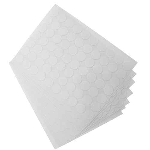 Gatuida Pastilles Adhésives en Acrylique Rondes Transparentes 490 Forte Adhérence, Utilisation Facile, pour Fixation de Photos et Ballons en Intérieur et Extérieur