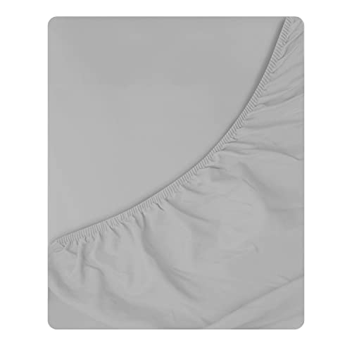 Infinitee Xclusives Fitted Sheet King Size – 1 Piece 78”X80” Deep Pocket Grey King Size Fitted Sheet Only, Fitted Bed Sheets – Lightweight Soft Microfiber, Shrink And Fade Resistant Fitted Sheets #TOP2