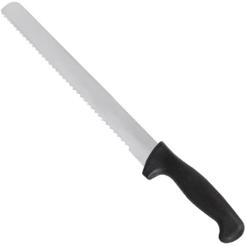 JY-Danbady Millennia Black Handle, Bread Knife Serrated Knife Wave Edge Black, Bread Cutter Ideal for Slicing Homemade Bagels, 10-Inch Cover