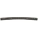 Jameco Valuepro 0927F32-4-BLK100 Polyolefin Flat Heat Shrink Tubing, 0.16" Diameter, 100