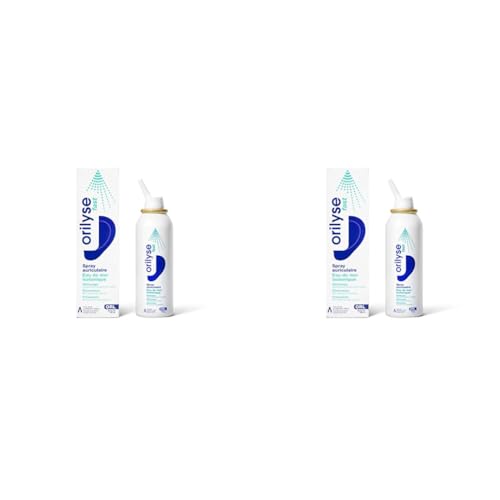 ORILYSE - Spray Auriculaire à l’Eau de Mer Isotonique Orilyse Fast - Nettoyage des Oreilles Quotidien, Prévention des Bouchons - Pour Adulte et Enfant dès 3 Ans - 100 ml (Lot de 2)