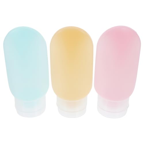 UKCOCO 3�Z�b�g60ml���s�p�g�C���^���[�e�� �v���X�`�b�N���l�ߑւ����[�V�����ƃV�����v�[�{�g�� �o�� �L�����v�Ή��g���x���{�g��