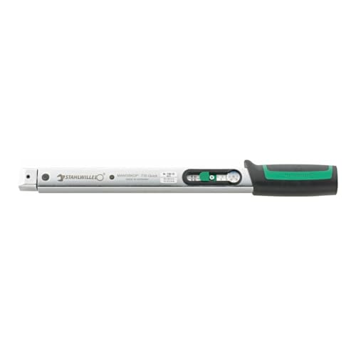 Stahlwille 730 Torque Wrench, Size a/10, 20-100Nm, 9x12mm Insert, 371mm Long, with Mount for Insert Tools, 50584010