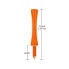 LIKOSO-tee-de-Golf-de-Bamboo-100-Piezas-70MM-Naranja