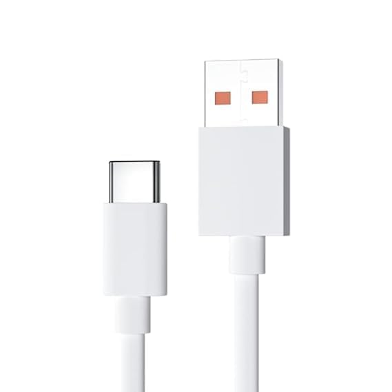 Image of 67W Mobile Data Charging Cable for Redmi Note 13 Pro /12 Pro /11 Pro 5G /11S /9 pro /11 /10 Pro max /Poco X5 /X4 Pro /M5 Pro /M4 /X3 pro /Mi 14 /Mi 11 Ultra /11 Lite Ne /11t /10i Hyper Charge Turbo, White (VIP-9)
