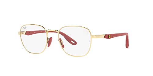 Image of Ray-Ban unisex-adult Rx6484m Scuderia Ferrari Collection Square Prescription Eyewear Frames