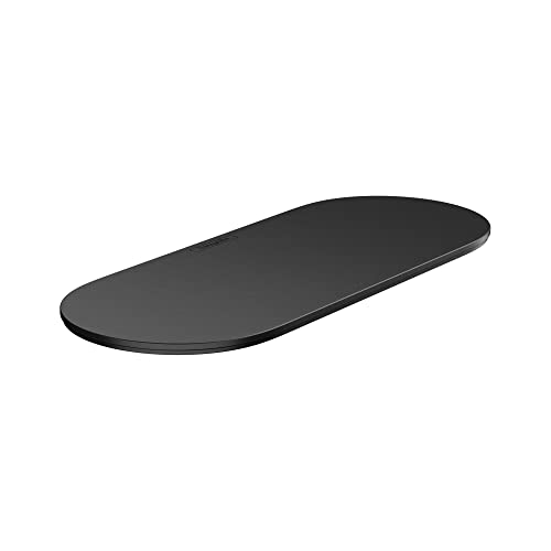 hansgrohe WallStoris - Deckel für Ablagekorb 25cm, Badezimmeraufbewahrung, Badezimmer Zubehör ohne bohren, Mattschwarz, 27925670