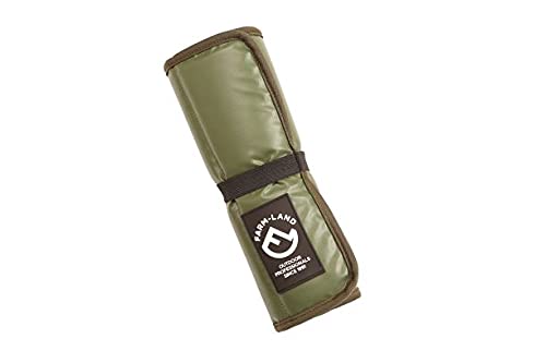 FARM-LAND Sitzkissen Faserpelz Oliv 36 x 29 cm Ansitzkissen Jagdkissen