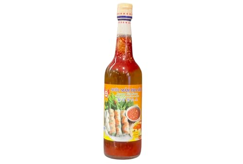 Generic 1 Pack - Instant Fish Sauce For Spring Rolls and Summer Rolls Glass Bottle - Nuoc Mam Pha San Chai Thuy Tinh - 650 mL per Glass Bottle
