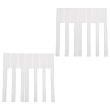 Ciieeo 52 Stück Klavierzubehör Langlebige Weiße Klaviertasten aus Robustem Material Professionelles Reparaturwerkzeug für Klavierstimmer und Musiker