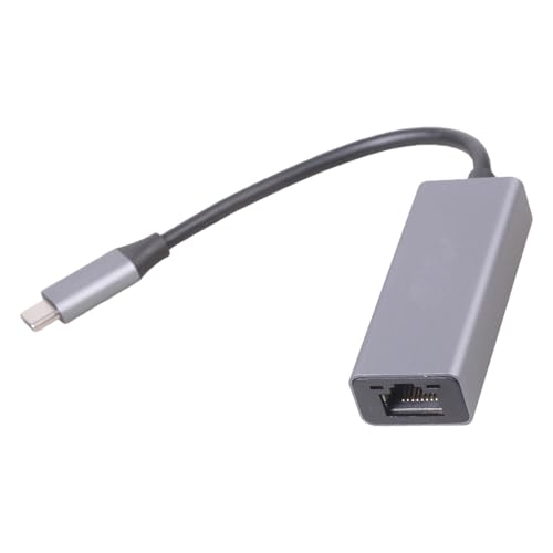 Oxxggkao Adaptador Ethernet USB C de alta velocidad de 10000 Mbps de aluminio para transmisión de datos