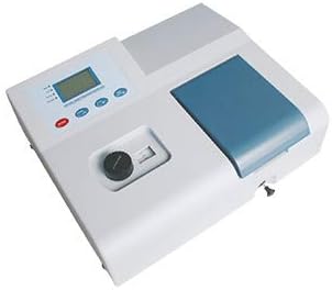 CGOLDENWALL UV-visible Spectrophotometer Spectrometer Light Meter UV752 Light Analyzer with Achromatic Czerny-Turner Optical System Wavelength:195-1020nm Bandwidth:5nm