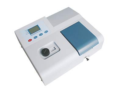 CGOLDENWALL UV-visible Spectrophotometer Spectrometer Light Meter UV752 Light Analyzer with Achromatic Czerny-Turner Optical System Wavelength:195-1020nm Bandwidth:5nm