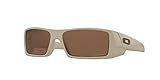 Oakley Men's Oo9014 Gascan Rectangular Sunglasses, SI Desert Tan/Prizm Tungsten, 60 mm