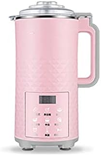 N/B Automatic Mini Soymilk Maker,Juicer Blender Rice Paste Maker,Kitchen Appliances Soup Maker,Stainless Steel,Pink