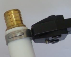 Heavy Duty Ratchet Pex Clamp Installation Tool or Pliers with Cutting Feature