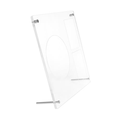 Abaodam Cd Vacío Soporte De Exhibición De Álbumes Estante De Almacenamiento Marcos Para Discos De Vinilo