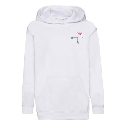Sweat à capuche enfant Flèches en Croix et Coeur Rouge en coton premium