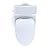 TOTO TMS624234CEFG01 Legato 1.28 GPF One Piece Elongated Chair Height Toilet with CeFiONtect - Slim SoftClose Seat Included Cotton White