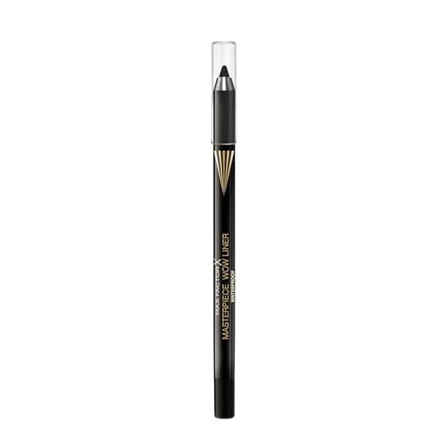 Max Factor Masterpiece Wow Liner, 300, Midnight Black, Liner occhi tenuta fino a 24 ore, Colore intenso, Waterproof, Vegano, 1,2 g