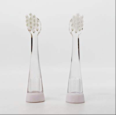 ReDISEN 2pcs Replaceable Toothbrush Heads for Seago SG-811 Children Toothbrush Oral Tooth Brush Hygiene Care Soft Dupont Nylon Bristles (Replaceable Toothbrush Heads 2PCS/Set)