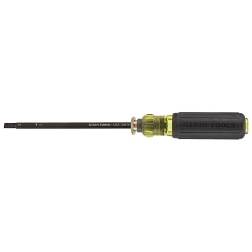 Klein Tools 32751 Screwdriver with Adjustable Length 4 to 8-Inch, Made in USA, #2 Phillips Tip and 1/4-Inch Slotted Tip by KLEIN TOOLS - Used condition - US$19.44