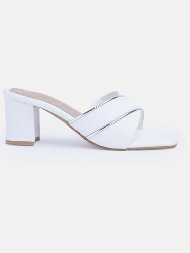 Image of Creattoes Women's Fashion Block Heel Sandals - Stylish & Comfortable Slip-On Heels - CR01