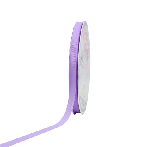 Creative Ideas Solid 3/8-Inch Grosgrain Ribbon, 50-Yard, Lavender