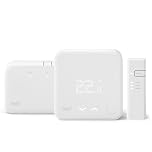 tado° Starter Kit - Wireless Smart Thermostat V3+ Incl. Programmer with Hot Water Control, Designed in Germany, Works with Alexa, Siri & Google Assistant (White)