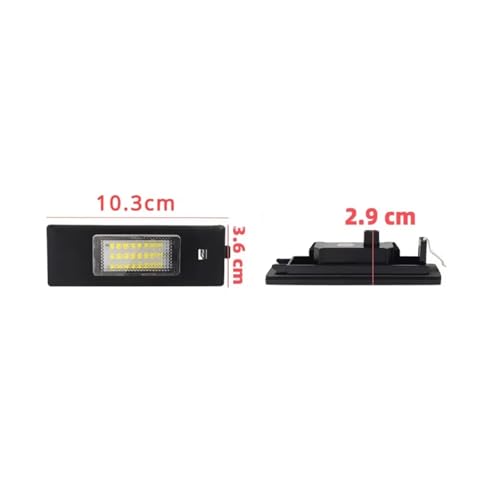 Lámpara matrícula LED para BMW M6 E81 E87 E63 E64 E85 E86 F12 bombilla coche 2