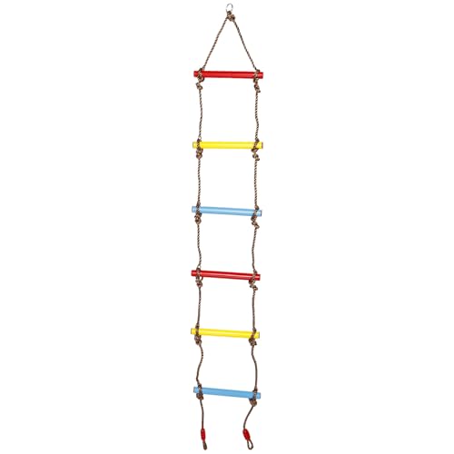 FUNNETOYU Échelle de Corde pour Garçon et Filles en PE Réglable, d'escalade Extérieur et Intérieur, Ensemble de Jeu Polyvalent pour Grimper, Équipement Sécurisé pour Jeux en Plein Air