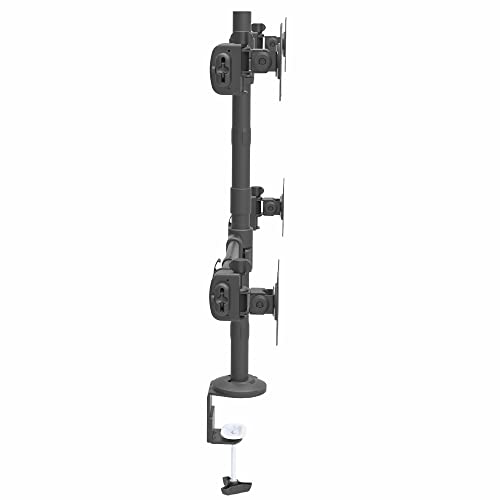 Support sur mât réglable en hauteur StarTech.com inclinaison pivotement 4 écrans
