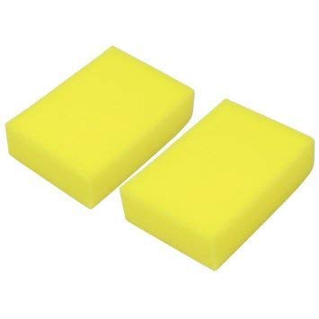 NADEEM'S World Cleaning Sponge for car Glass Cleaning, Bike Cleaning, Glass Cleaning, Windows Cleaning, Yellow Color Very use Full for Kitchen Also Absorbed Water Good (Set of 2-picture-12