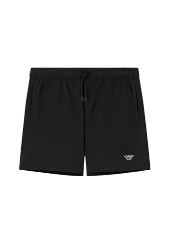 EMPORIO ARMANI Boxer Maillot de Bain, Noir, M Homme