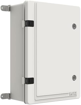 YAVUZ Polyester Pano 35 x 50 x 17 cm Taban saclı IP65 Polyester Pano Montaj Plakalı Elektrik Kutusu Taban Saclı Pano Dış Ortam Muhafaza Kutusu PLYS 3550 - Görsel 2