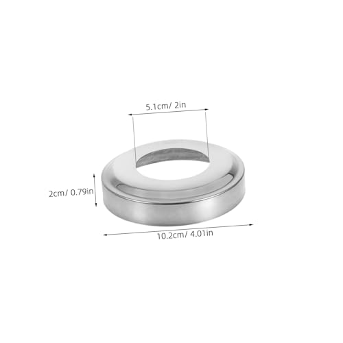 Cubiertas de protección para escalera de piscina de acero inoxidable 4 piezas miniatura 2